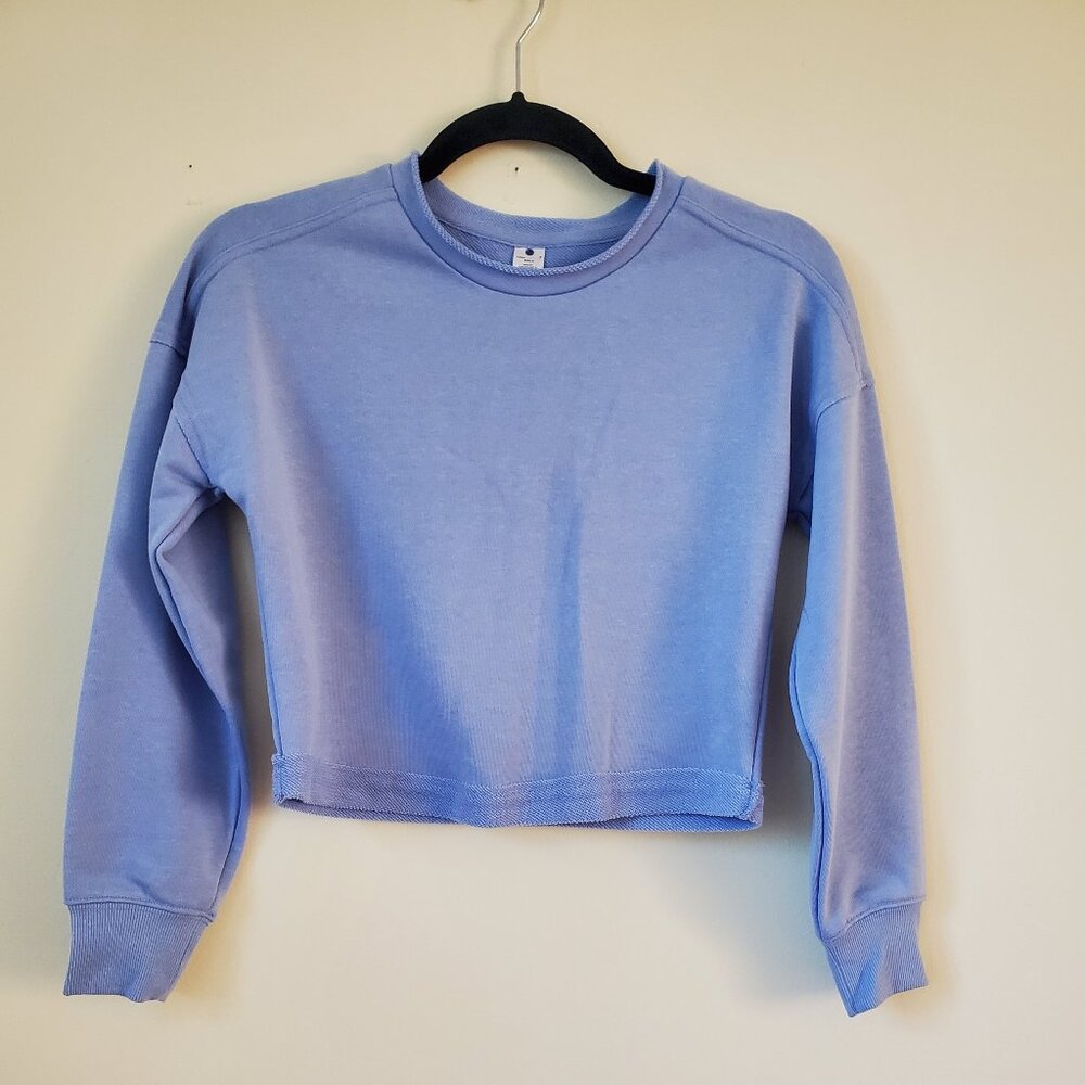 Yogalicious Girls Sweatshirt blue- Size- 12 (L)